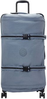 Kipling Spontaneous L blue stone zachte koffer Blauw - H 78 x B 41 x D 28 cm