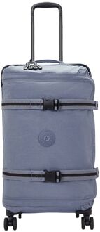 Kipling Spontaneous M blue stone zachte koffer Blauw - H 66 x B 36 x D 24 cm