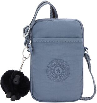 Kipling Tally blue stone damestas Blauw - H 17 x B 11 x D 2 cm