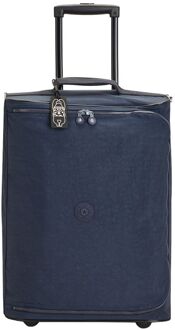 Kipling Teagan C blue bleu 2reistas met wielen handbagage Blauw - H 55 x B 40 x D 20 cm