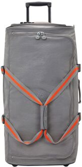 Kipling Teagan L inviting grey zachte koffer Grijs - H 77 x B 39 x D 37.5 cm