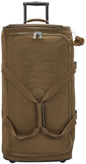 Kipling Teagan L smooth khaki zachte koffer Groen - H 77 x B 39 x D 37.5 cm