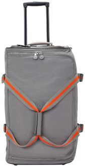 Kipling Teagan M inviting grey zachte koffer Grijs - H 66 x B 38 x D 35 cm
