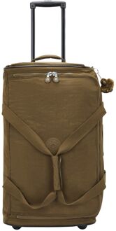 Kipling Teagan M smooth khaki zachte koffer Groen - H 66 x B 38 x D 35 cm
