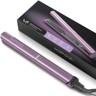 Kipozi Beauty Mode Stijltang 2 In 1 Curling Haar Titanium Flat Iron Instant Warmte Styling Tool Met Digitale Display UK