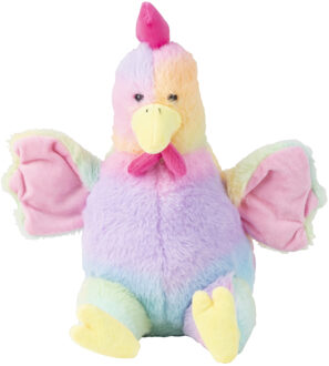 kippen knuffel - pluche - 26 cm - boerderij dieren - knuffeldieren Multi