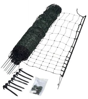 Kippennet Enkele Pen - Afrasteringsnetten - 25m