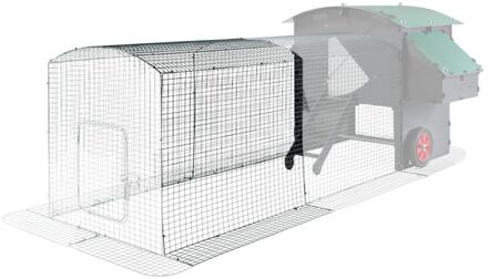 Kippenren verlenging - voor Nestera Penthouse Large Kippenren - Donkergroen - 100x92,5x95,6 cm