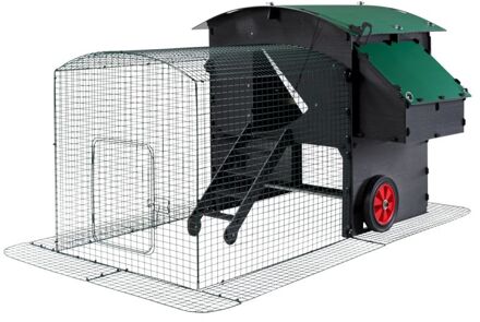 Kippenren - voor Nestera Kippenhok Penthouse Large - Donkergroen - 195x92,5x95,6 cm