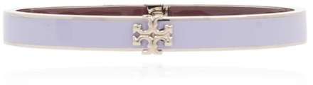 ‘Kira’ armband met logo Tory Burch , Purple , Dames