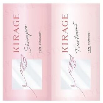 Kirage Rich Moist Hair Shampoo & Treatment Trial 10ml x 2