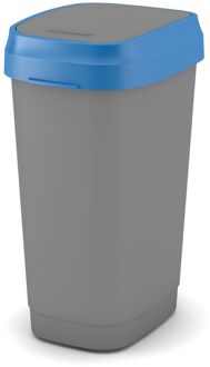 Kis Afvalscheidingsbak Dual Swing - Kunststof - Blauw - 31x42x62cm - 50l