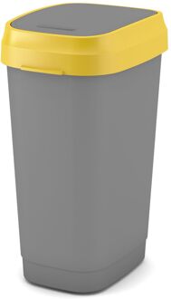 Kis Dual Swing Vuilnisbak Eco Geel 50l
