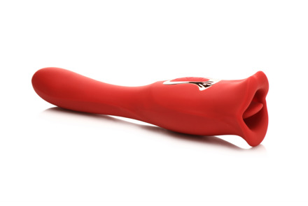 Kiss and Tell Pro - Dual-Ended Kissing Vibrator - Rood - Kiss and Tell Pro - Dual-Ended Kissing Vibrator - Rood