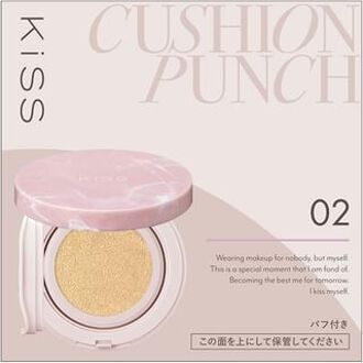 Kiss Cushion Punch SPF 50+ PA++++ 02 Light Ochre