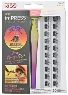 Kiss imPRESS Falsies Opdrukbare Kunstwimpers Kit - Volumineus