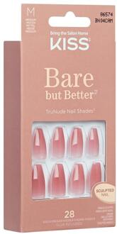Kiss Kunstnagels KISS Bare But Better Nails Nude Nude BN04C 28 st