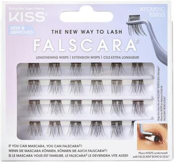 Kiss Kunstwimpers KISS Falscara Lengthening Wisp Multi Pack KFCM01C 24 st