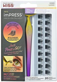 Kiss Kunstwimpers KISS ImPRESS PRESS-ON-FALSIES Spiky ILK03C 20 + 1 stk