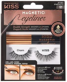 Kiss Kunstwimpers KISS Magnetic Eyeliner Kit KMEK07C 1 paar