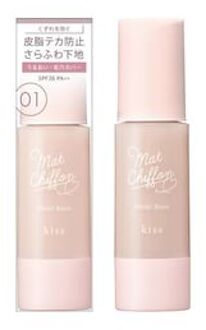 kiss Mat Chiffon UV Moist Base SPF 26 PA++ 01 Light One Tone Bright Natural