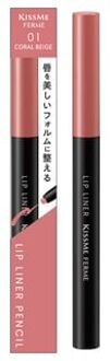 Kiss Me Ferme Lip Liner Pencil 01 Coral Beige