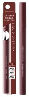 Kiss Me Ferme Liquid Liner Fix 03 Brick Brown