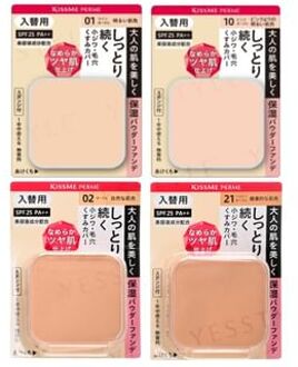 Kiss Me Ferme Moisturized Skin Powder Foundation SPF 25 PA++ 01 Light Ocher Refill