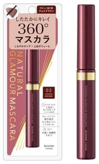Kiss Me Ferme Natural Glamour Mascara 02 Chocolate Brown