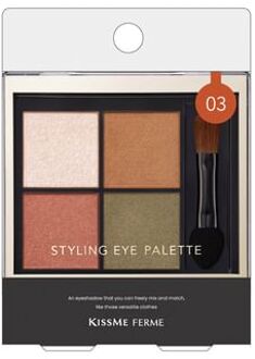 Kiss Me Ferme Styling Eye Palette 03 Vert Linen