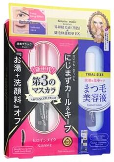 Kiss Me Heroine Make Long & Curl Mascara + Eyelash Serum Set - Mascara en Wimperserum