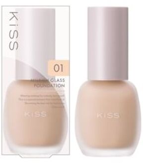 kiss Milkish Glass Foundation SPF 34 PA++ 01 Shell