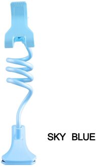 Kisscase Telefoon Lui Holder Vrouwen Mannen Lui Beugel 360 Flexibele Clip Mobiele Mobiele Telefoon Houder Desktop Slaapkamer Sofa Mount Stand blauw For Phone