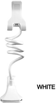 Kisscase Telefoon Lui Holder Vrouwen Mannen Lui Beugel 360 Flexibele Clip Mobiele Mobiele Telefoon Houder Desktop Slaapkamer Sofa Mount Stand wit For phone