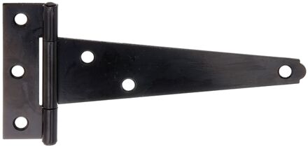 Kistscharnier + Geniete Pen Zwart 125x22,5x70mm