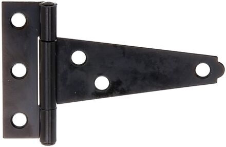 Kistscharnier + Geniete Pen Zwart 75x20x60mm