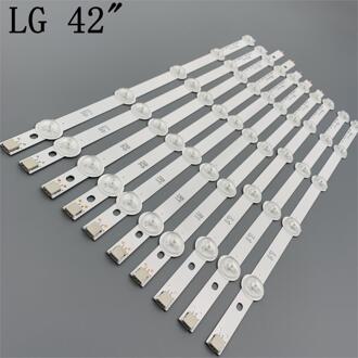Kit 10 Stuks R1 L1 R2 L2 Led Backlight Strip Compatibel Voor Lg LC420DUE 6916L-1214A 6916L-1215A 6916L-1216A 6916L-1217A