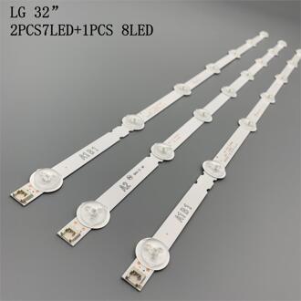 Kit) 3 Stuks (2 * A1 * 7Leds 1 * A2 * 8Leds) 630Mm Led Backlight Strip Voor TX-L32B6B 6916L-1295A 6916L-1296A 1105A 1106A