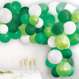 Kit ballonnenboog – ballonnenslinger Jungle groen set