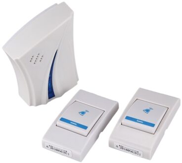 Kit Deurbel Bel Elektrische Draadloze Deurbel Met 36 Soorten Muziek (2 Stuks X Drukknop, 1x Deurbel)