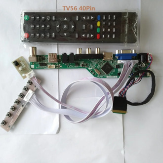 kit for N173FGE-L23 1600X900 Controller driver board LCD LED TV AV 17.3" VGA remote 40pin LVDS Panel Screen USB HDMI