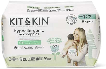 Kit & Kin Luiers - Maat 1 38 stuks