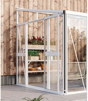 Kit Voor Deurset Voor De Athena Broeikas Aluminium Wit