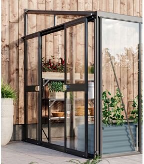 Kit Voor Deurset Voor De Athena Broeikas Aluminium Zwart