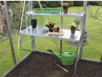 Kit Voor Tafelopzetstuk Hkp 16mm Geanodiseerd Aluminium 121x28x39cm