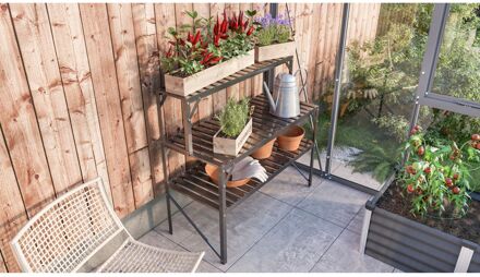 Kit Voor Tafelopzetstuk Zwart 121x28x39(h)cm