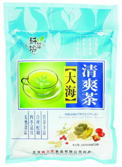 Китайский элитный чай Gutenberg Ба Бао Ча (Восемь сокровищ синий) с паньдаха. 12* 20 гр.