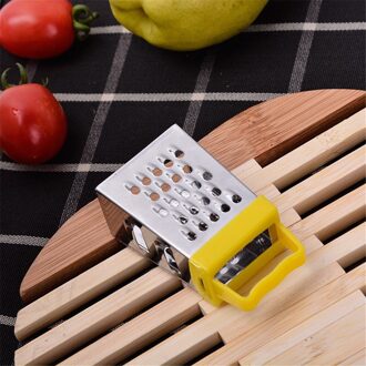 Kitchen Craft Mini 6Cm Vier Zijdige Rasp Rvs 4 Zijdig Mini Rasp Voor Raspen Knoflook Gember Nootmuskaat Kaneel