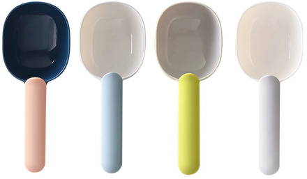 Kitchen Rice Spoon Paddle Long Handle Scoop Cup Food Snack Bag Clamp Plastic Sealing Clip