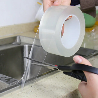 Kitchen Sink Waterproof Mildew Strong Self-adhesive Transparent Tape Bathroom Toilet Crevice Strip Self-adhesive Pool Water Seal
